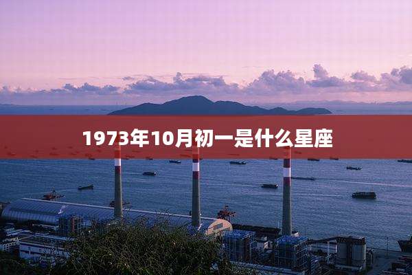 1973年10月初一是什么星座