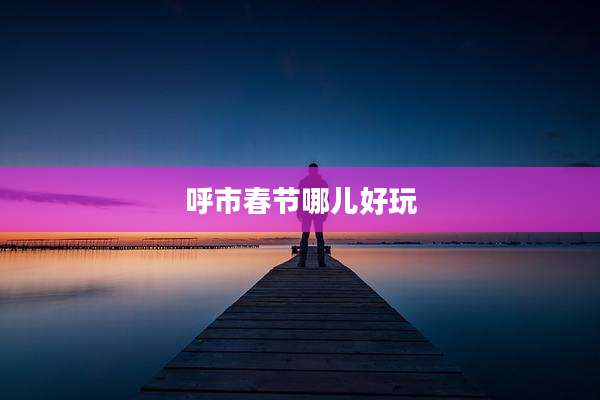 呼市春节哪儿好玩