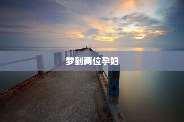 梦到两位孕妇