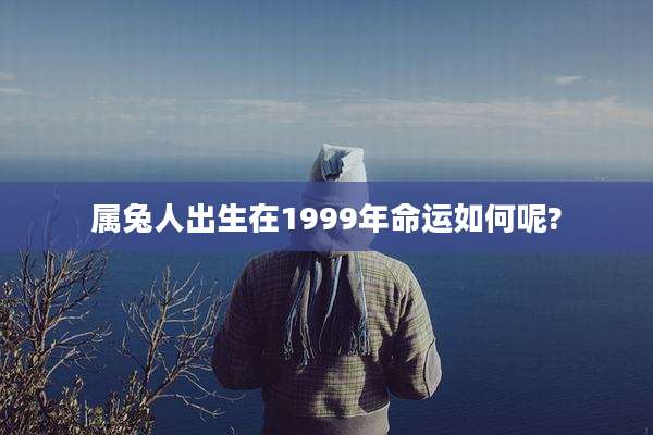 属兔人出生在1999年命运如何呢?