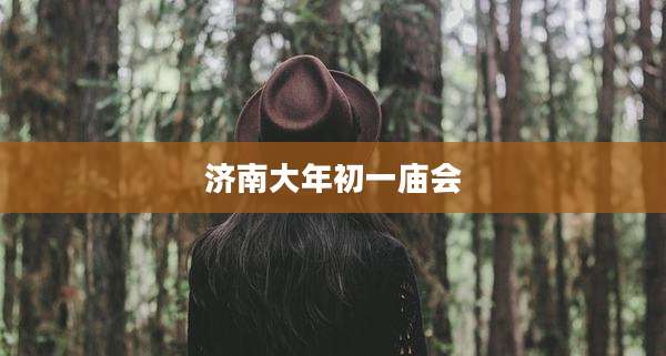 济南大年初一庙会