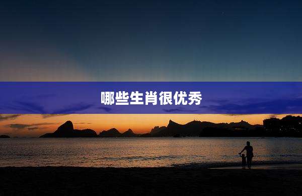 哪些生肖很优秀