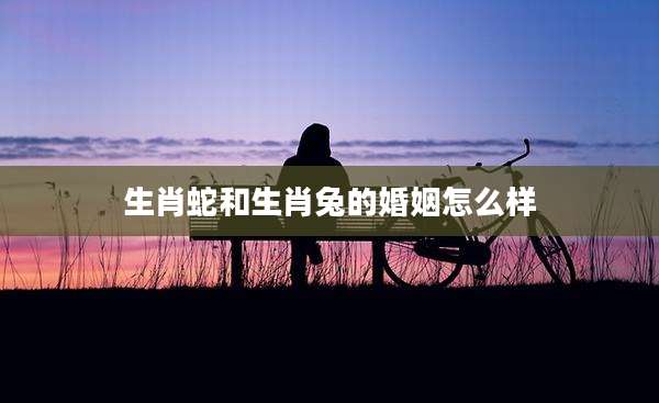 生肖蛇和生肖兔的婚姻怎么样