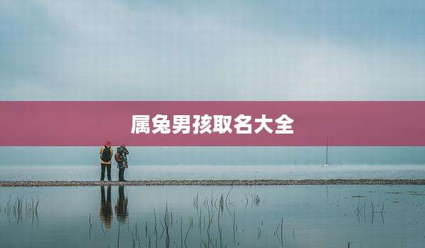 属兔男孩取名大全