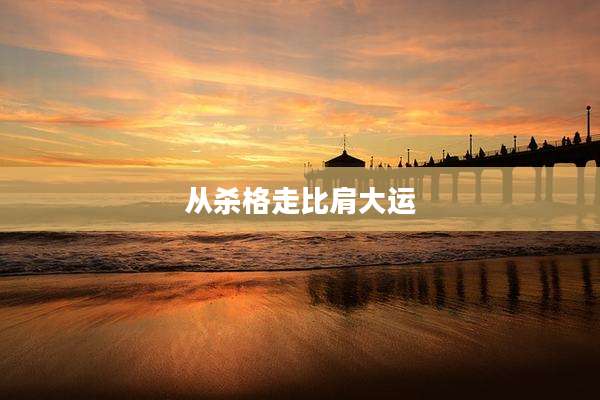 从杀格走比肩大运