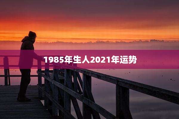 1985年生人2021年运势
