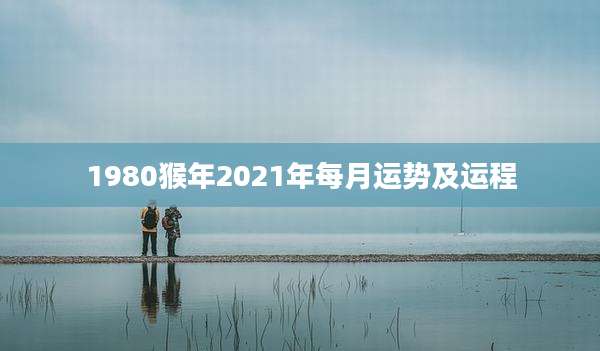 1980猴年2021年每月运势及运程