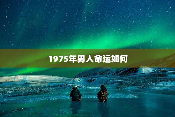 1975年男人命运如何
