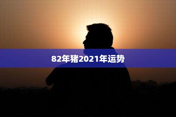 82年猪2021年运势