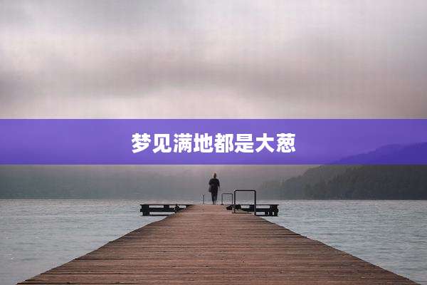 梦见满地都是大葱
