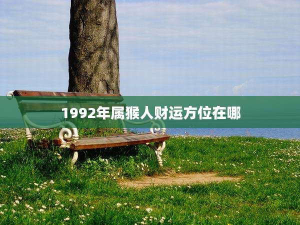 1992年属猴人财运方位在哪