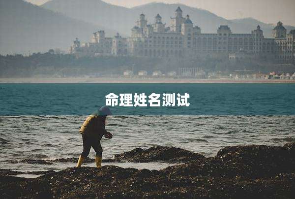命理姓名测试