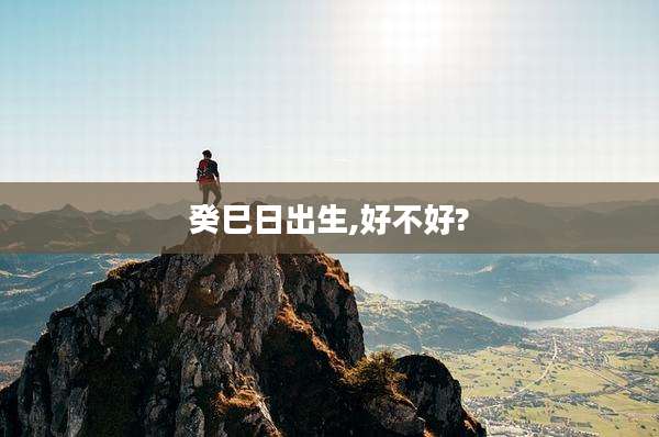 癸巳日出生,好不好?