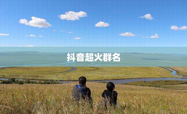 抖音超火群名