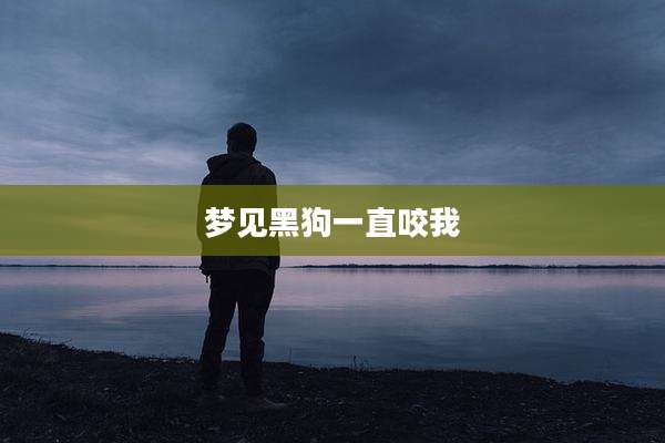 梦见黑狗一直咬我