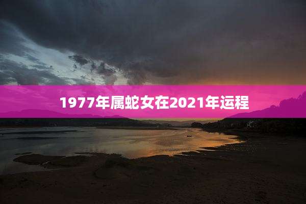 1977年属蛇女在2021年运程