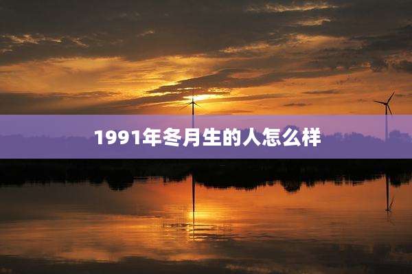 1991年冬月生的人怎么样