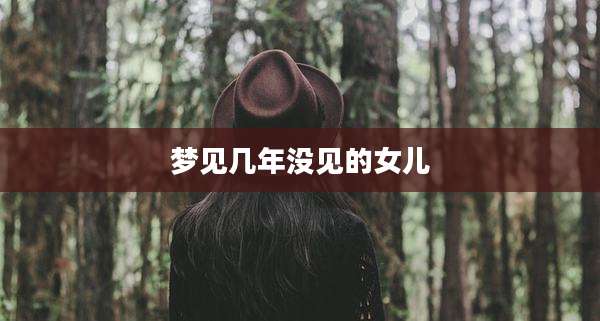 梦见几年没见的女儿