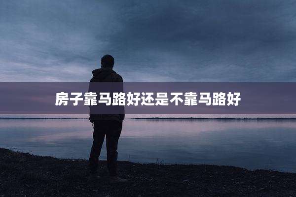 房子靠马路好还是不靠马路好