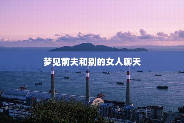 梦见前夫和别的女人聊天