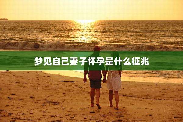 梦见自己妻子怀孕是什么征兆