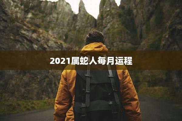 2021属蛇人每月运程