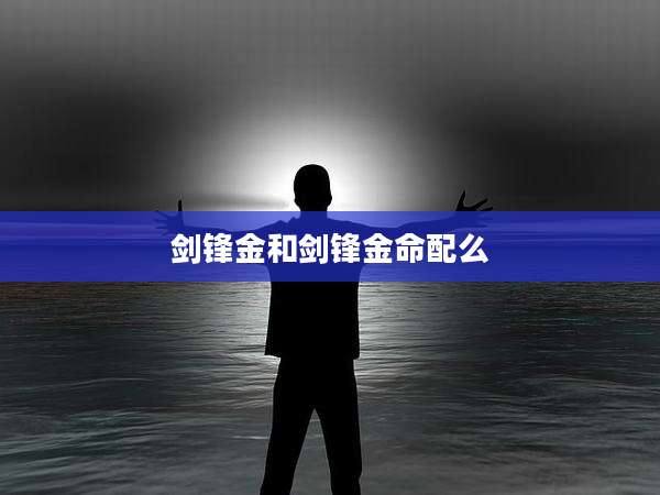 剑锋金和剑锋金命配么