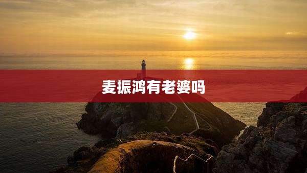 麦振鸿有老婆吗