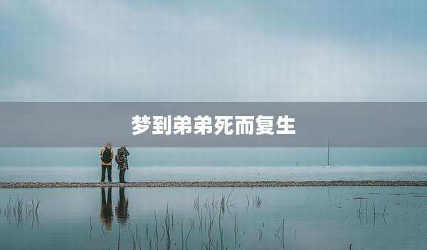 梦到弟弟死而复生