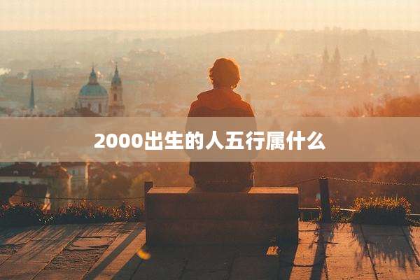 2000出生的人五行属什么
