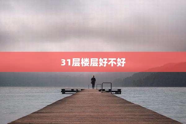 31层楼层好不好