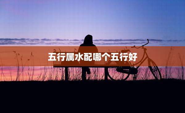 五行属水配哪个五行好