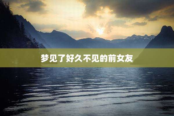 梦见了好久不见的前女友