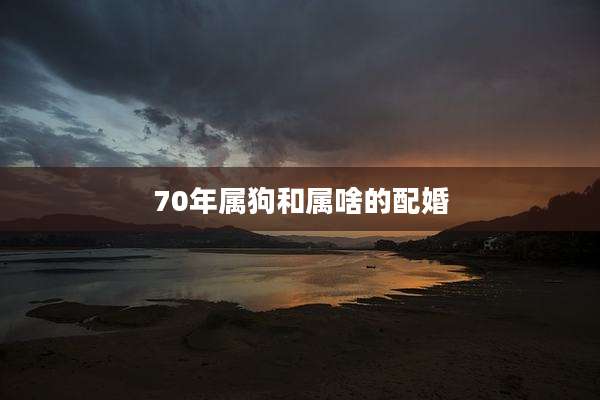 70年属狗和属啥的配婚