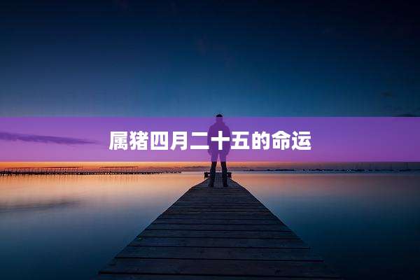 属猪四月二十五的命运