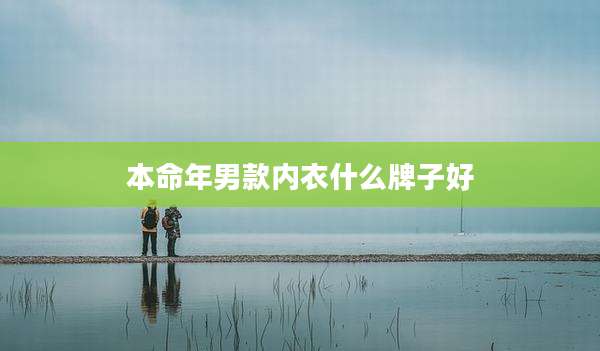 本命年男款内衣什么牌子好