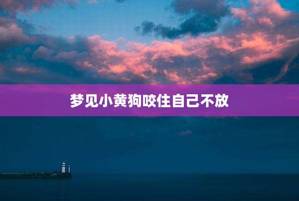 梦见小黄狗咬住自己不放