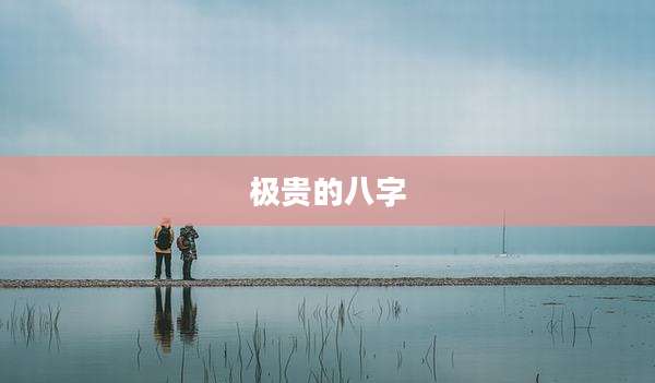 极贵的八字