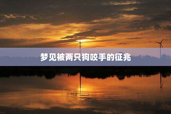 梦见被两只狗咬手的征兆