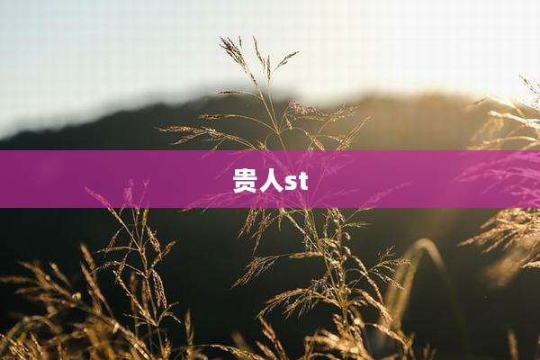 贵人st