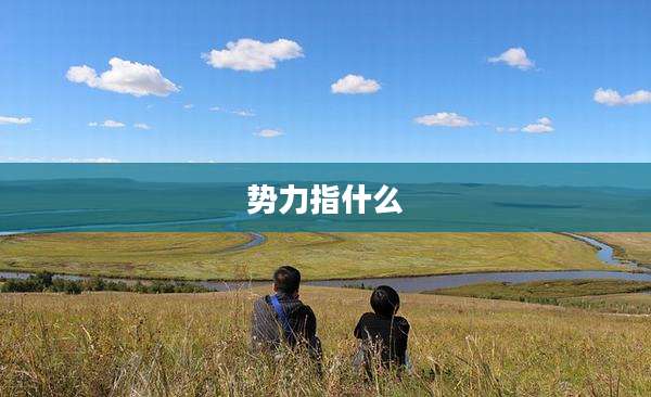 势力指什么