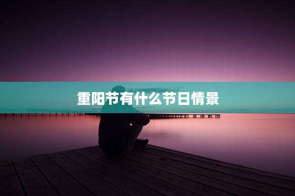 重阳节有什么节日情景