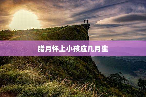 腊月怀上小孩应几月生