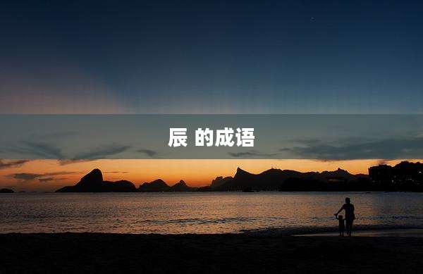 辰 的成语