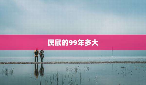 属鼠的99年多大