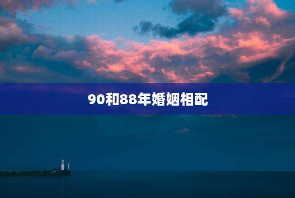 90和88年婚姻相配