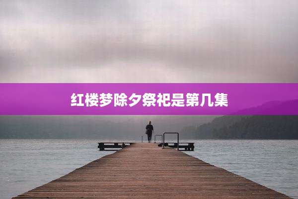 红楼梦除夕祭祀是第几集