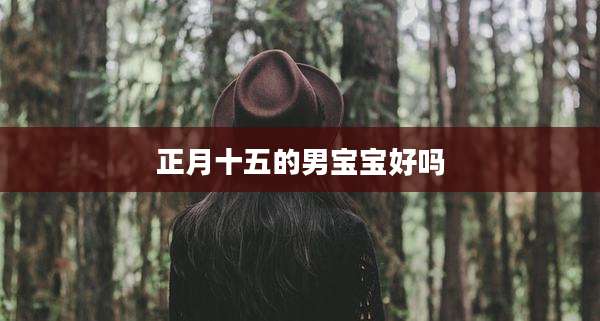 正月十五的男宝宝好吗