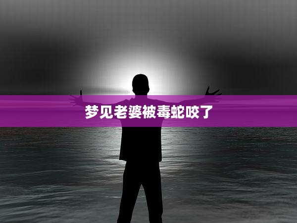 梦见老婆被毒蛇咬了