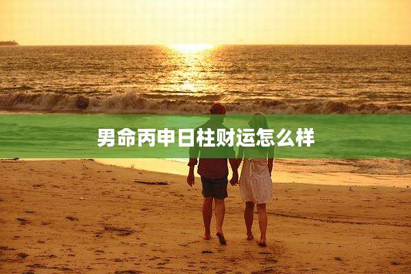 男命丙申日柱财运怎么样